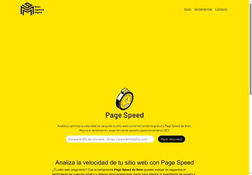 pagespeed Herramienta online