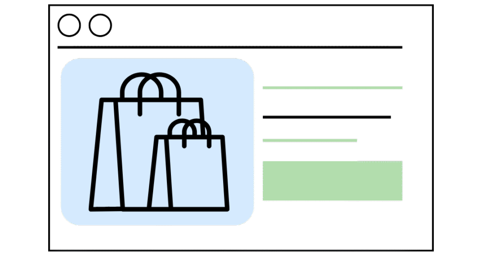 Anuncios en Shopping