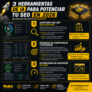 3 herramientas de IA para potenciar tu SEO en 2026
